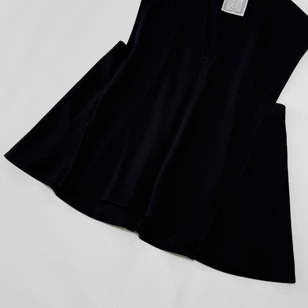 人気完売品✨ 25SS ビアズリー　ブークレフレアーベスト 黒