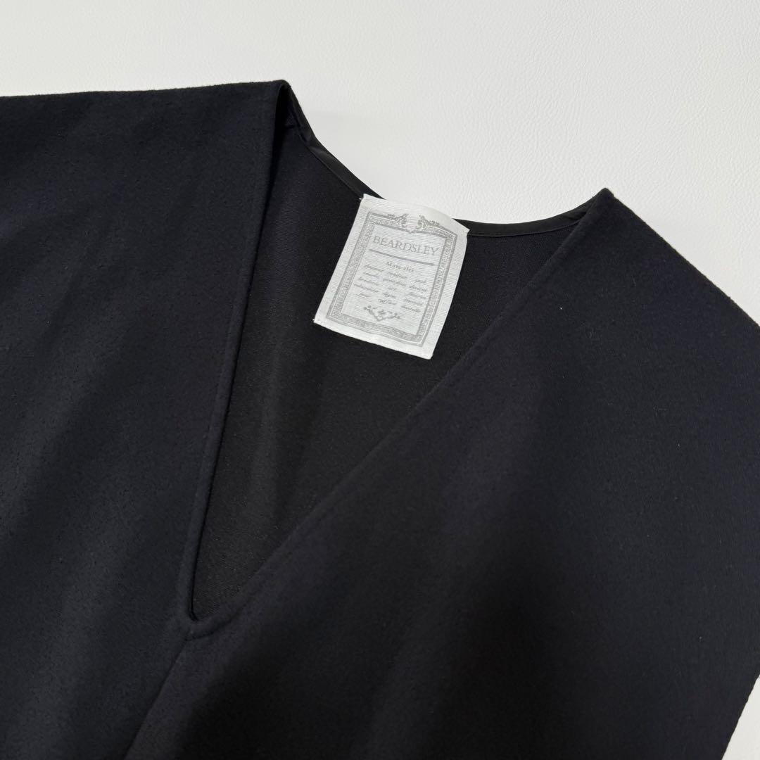 人気完売品✨ 25SS ビアズリー　ブークレフレアーベスト 黒