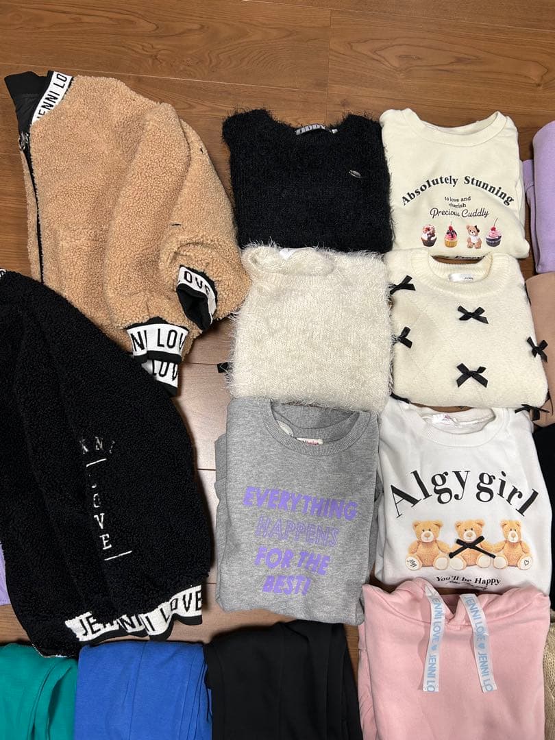 jenni、バイラビット、レピピアルマリオ、アルジー　130 冬物　29点セット