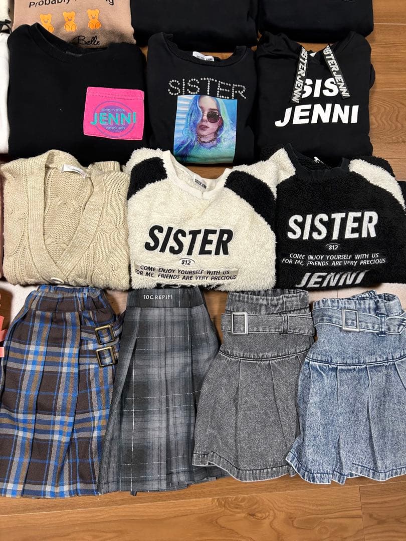 jenni、バイラビット、レピピアルマリオ、アルジー　130 冬物　29点セット