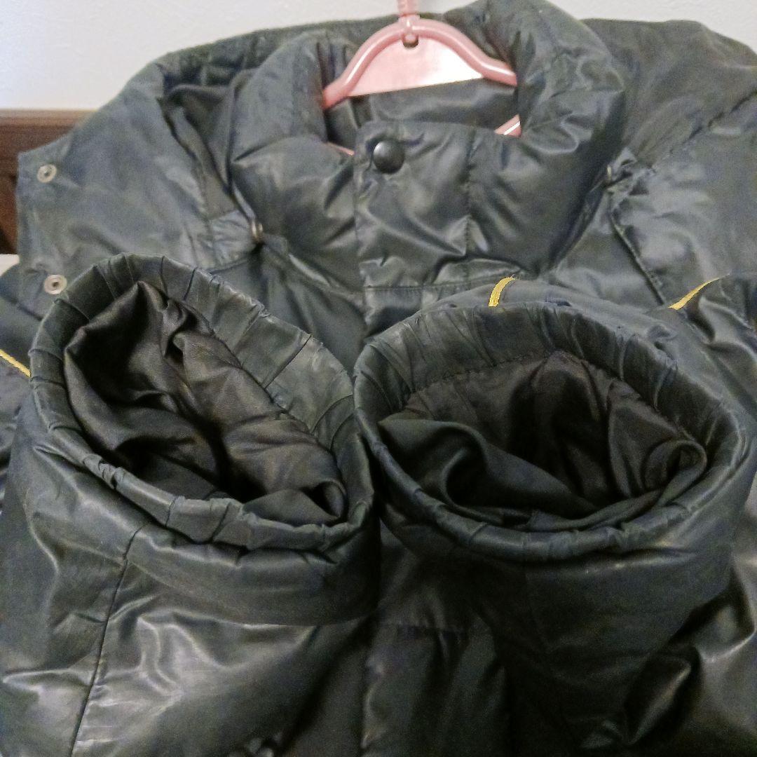 ナイキ　ダウンベンチコート　ブラック/ゴールド　XL