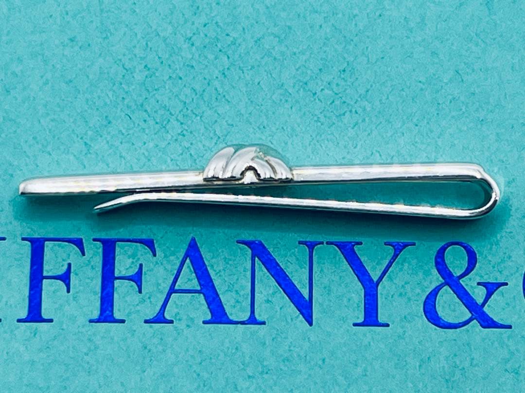 c832 美品　ティファニー　1992 シグネチャー　ネクタイピン　925