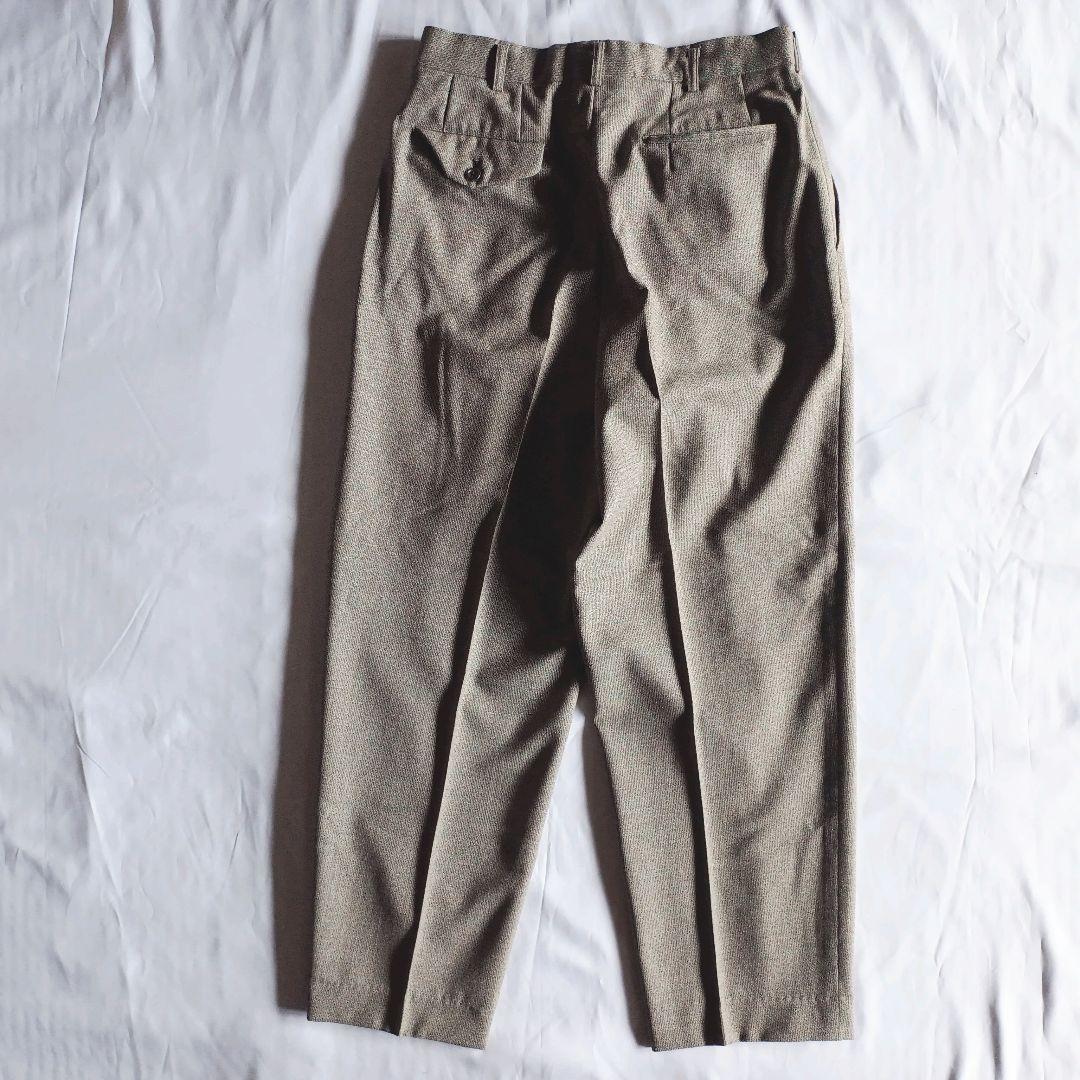 90s コムデギャルソン ウール マルチカラー スラックス