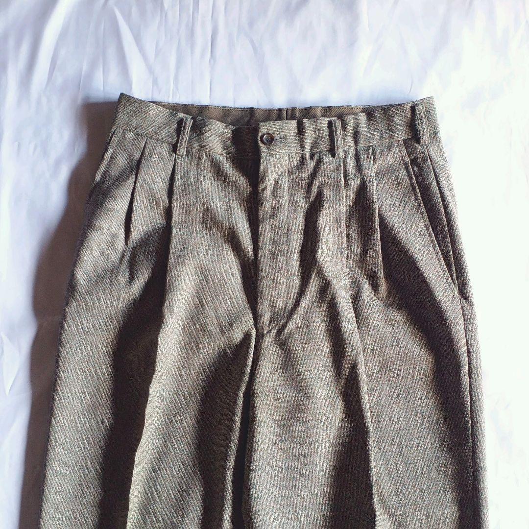 90s コムデギャルソン ウール マルチカラー スラックス