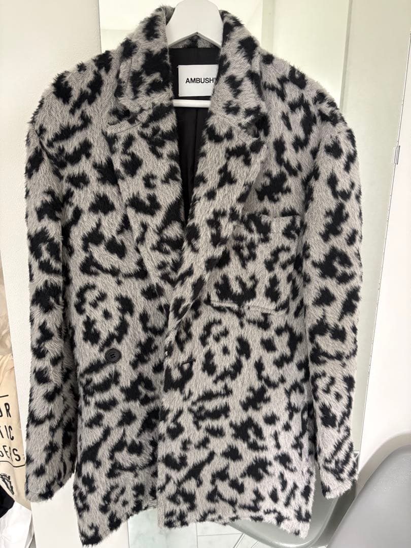 AMBUSH リアルラビットファーコート