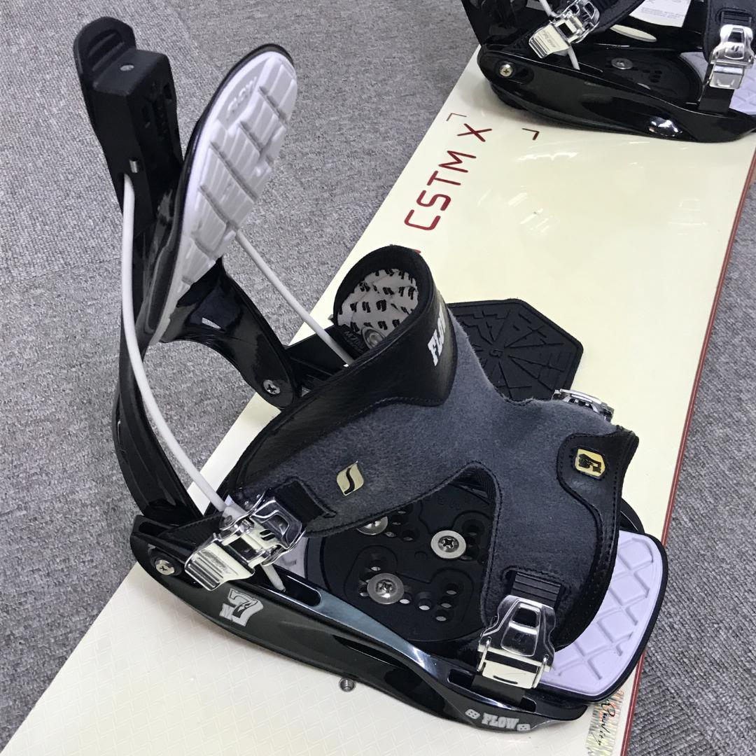 12万超セット■WAX済■BURTON FLOW ボード ビンディング メンズ