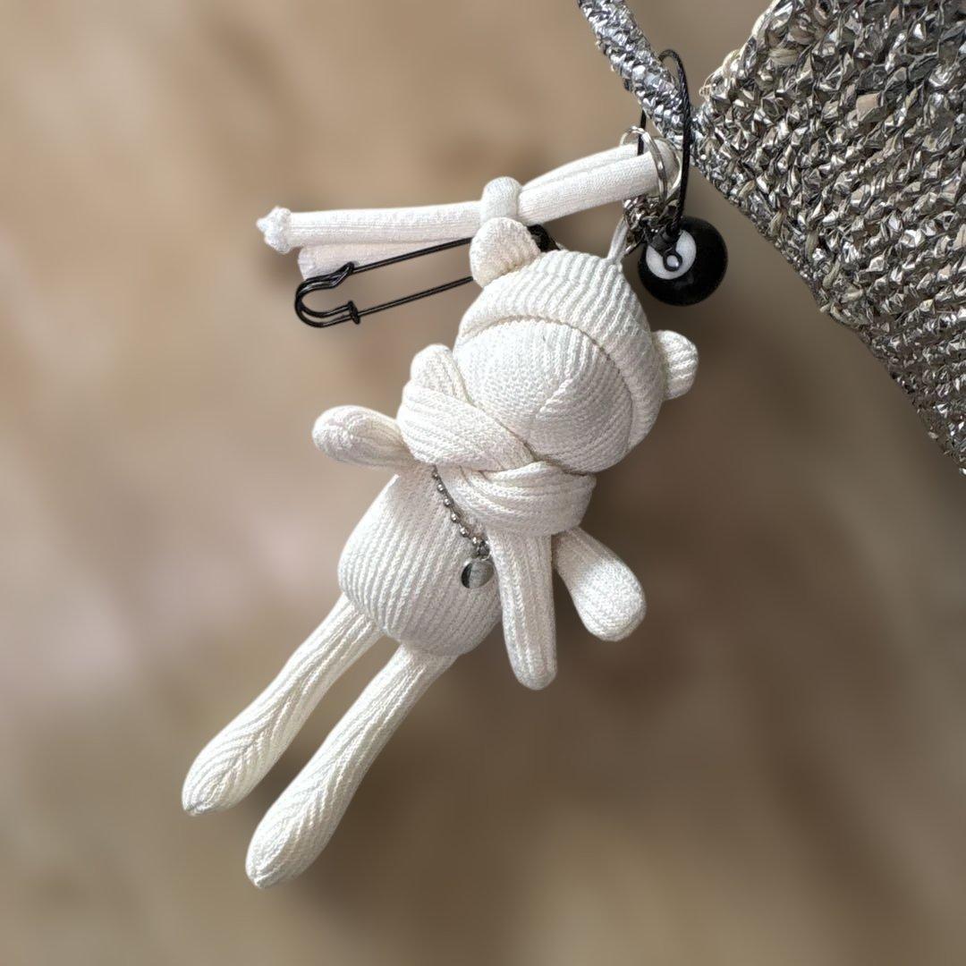 メオンブルー　ショルダー カゴバッグ　meongblue