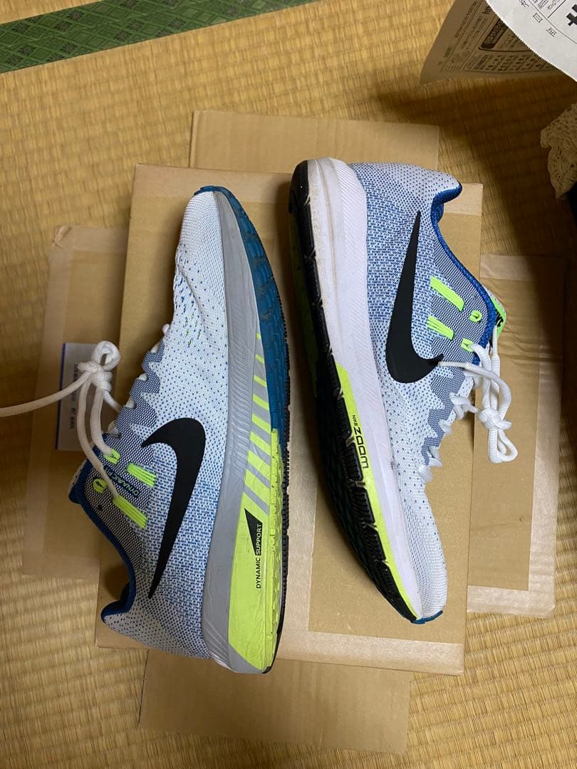 ナイキ　エアズームストラクチャー20 ホワイト/ブルー