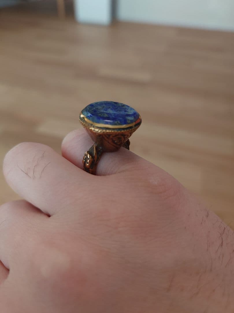 ラピスラズリ　指輪