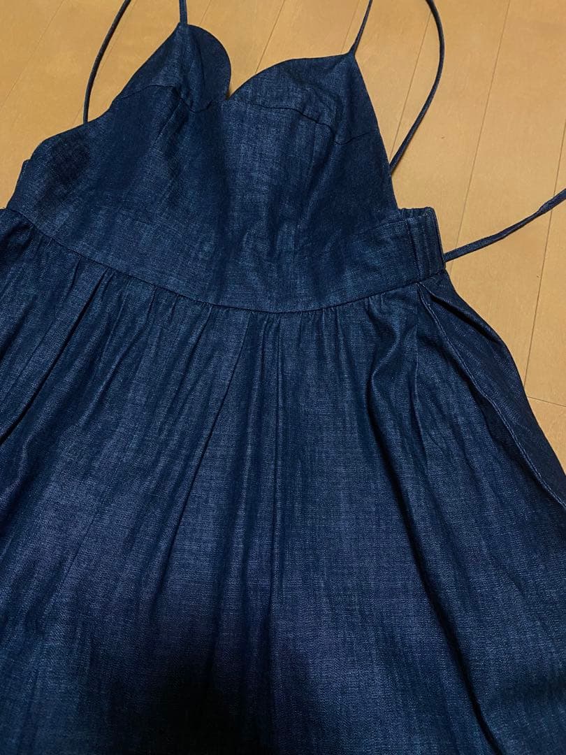 AEWEN MATOPH デニムビスチェオールインワン