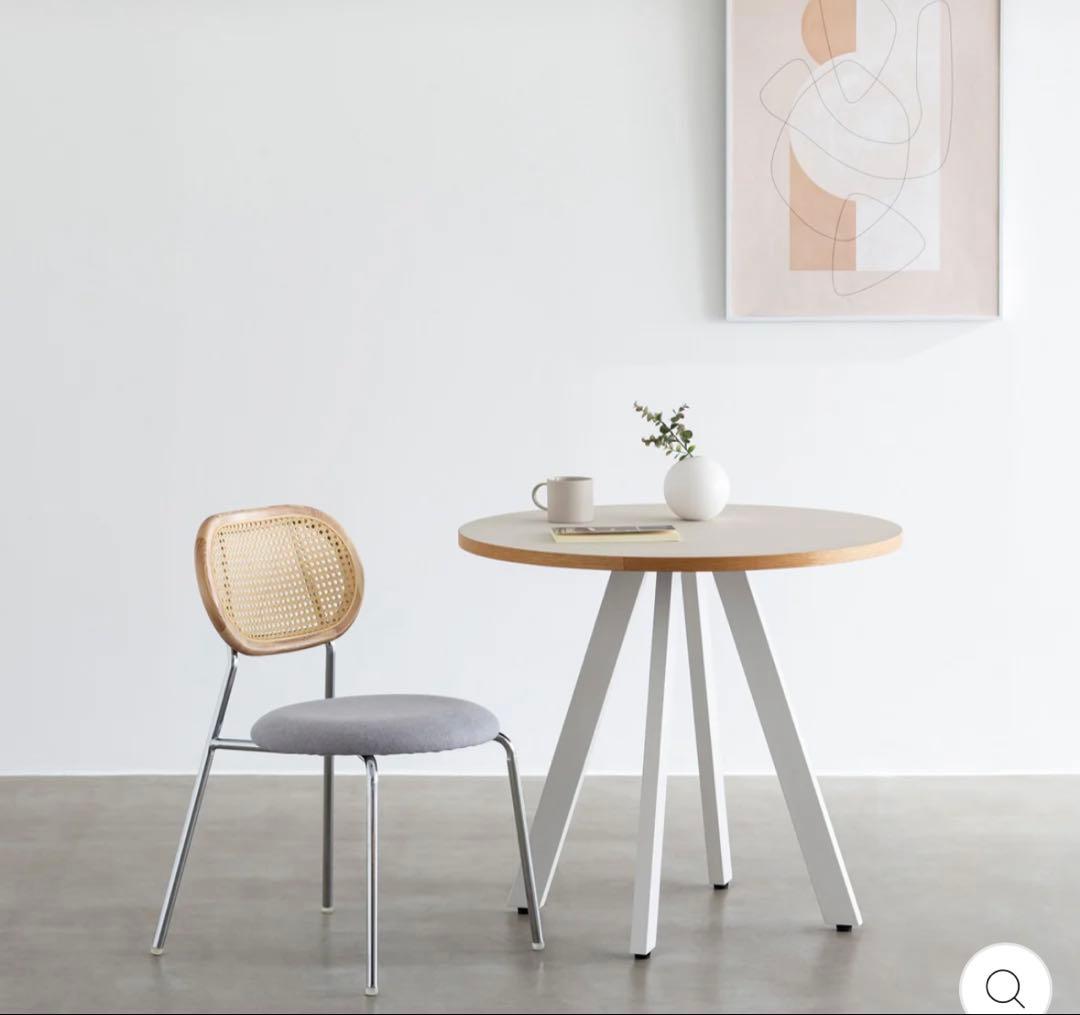 【最終値下げ】KANADEMONO ラタン調 ダイニングチェア