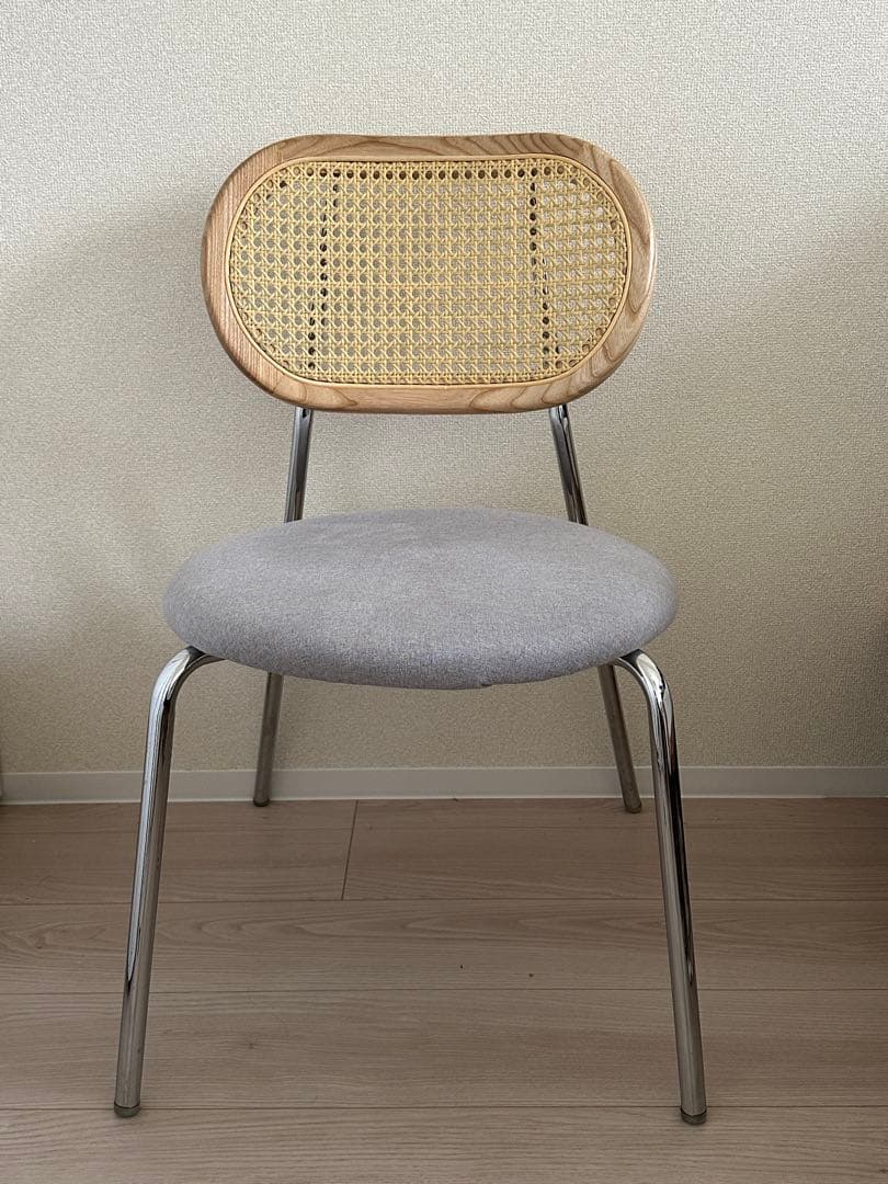 【最終値下げ】KANADEMONO ラタン調 ダイニングチェア