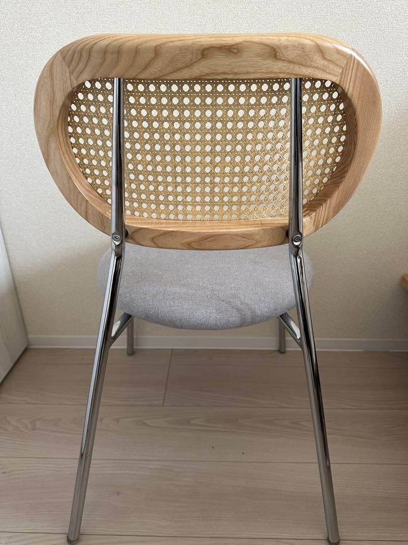 【最終値下げ】KANADEMONO ラタン調 ダイニングチェア