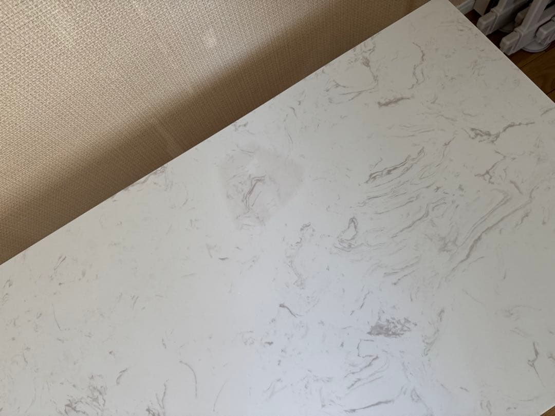 値下げ　kare キューウェストマーブル 120x60cm ローテーブル　大理石