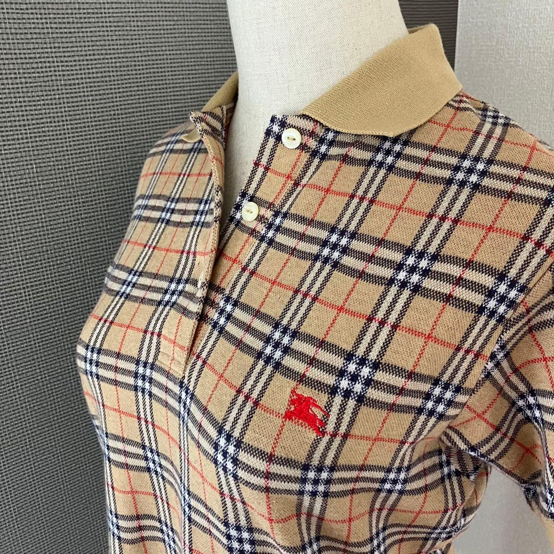 希少　美品　BURBERRYS ワンピース　ノバチェック　ホース刺繍　M