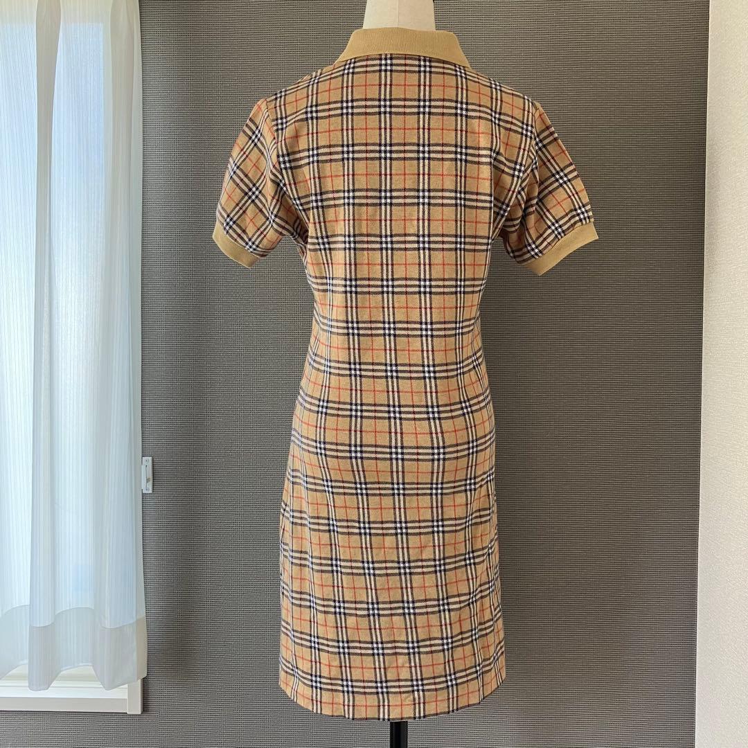 希少　美品　BURBERRYS ワンピース　ノバチェック　ホース刺繍　M