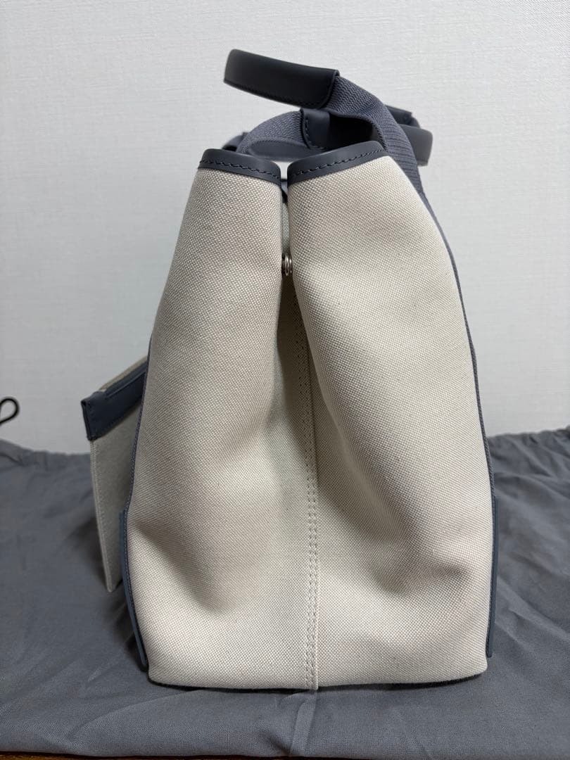 BALENCIAGA バレンシアガ トートバッグ アイボリー グレー ポーチ付き
