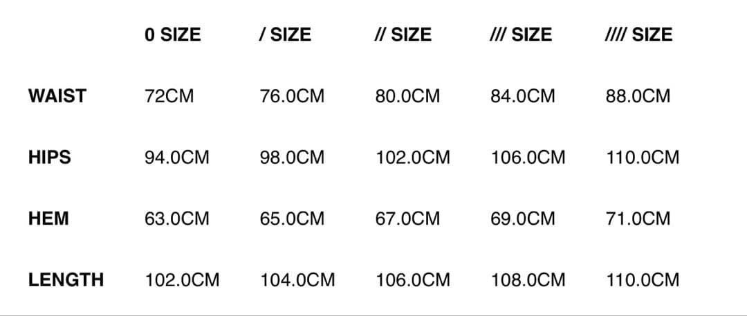 COMMON DIVISOR 変形ワイドスラックス　サイズ3