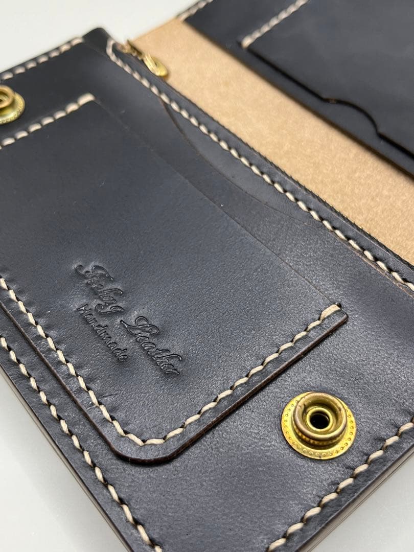 【アウトレット】ミドルトラッカーウォレット　ホースバット MARYAM社①