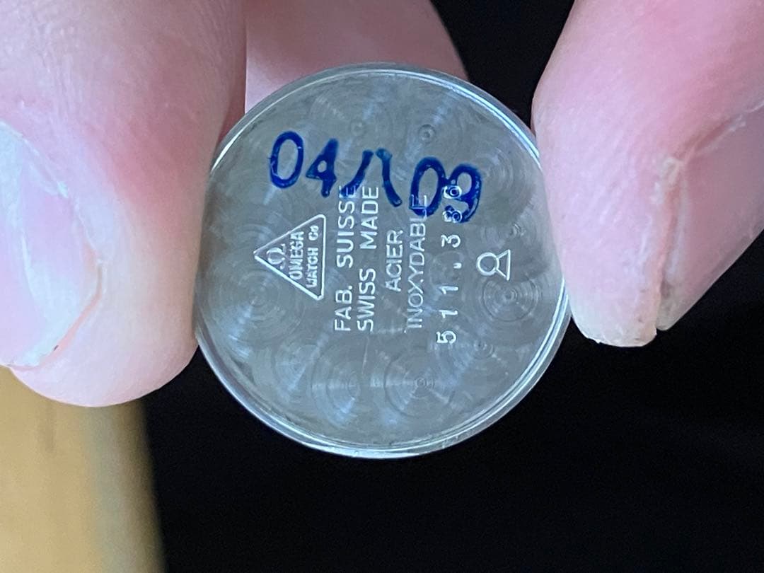 OMEGA De Ville ダイヤモンドベゼル　シルバー 手巻き時計　稼働品