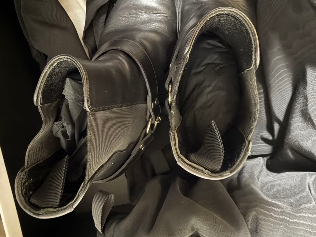 中古　CELINE カマルグ バイカー チェルシーブーツ　39　エディスリマン