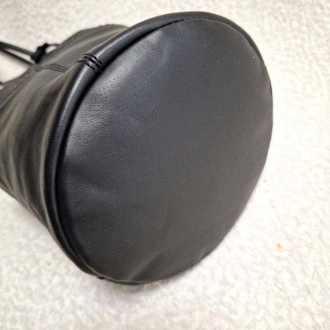 マルコマージ　スタッズ　巾着バッグ　ショルダーバッグ