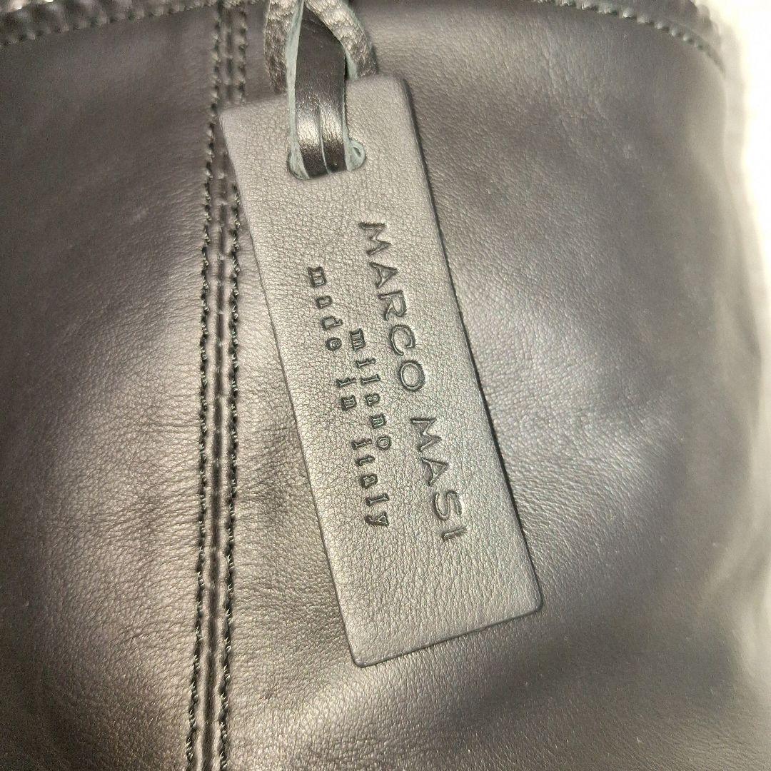 マルコマージ　スタッズ　巾着バッグ　ショルダーバッグ
