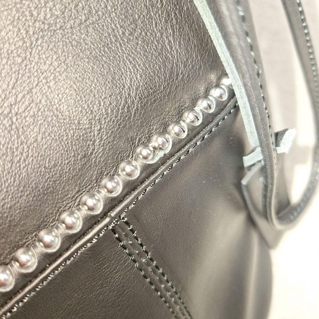 マルコマージ　スタッズ　巾着バッグ　ショルダーバッグ