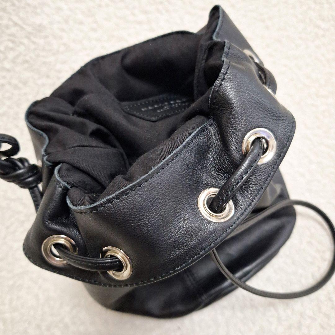 マルコマージ　スタッズ　巾着バッグ　ショルダーバッグ