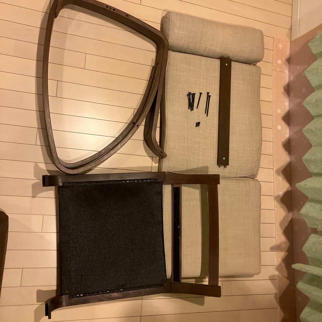 IKEA POÄNG ポエング ロッキングチェア ブラウン 低使用品
