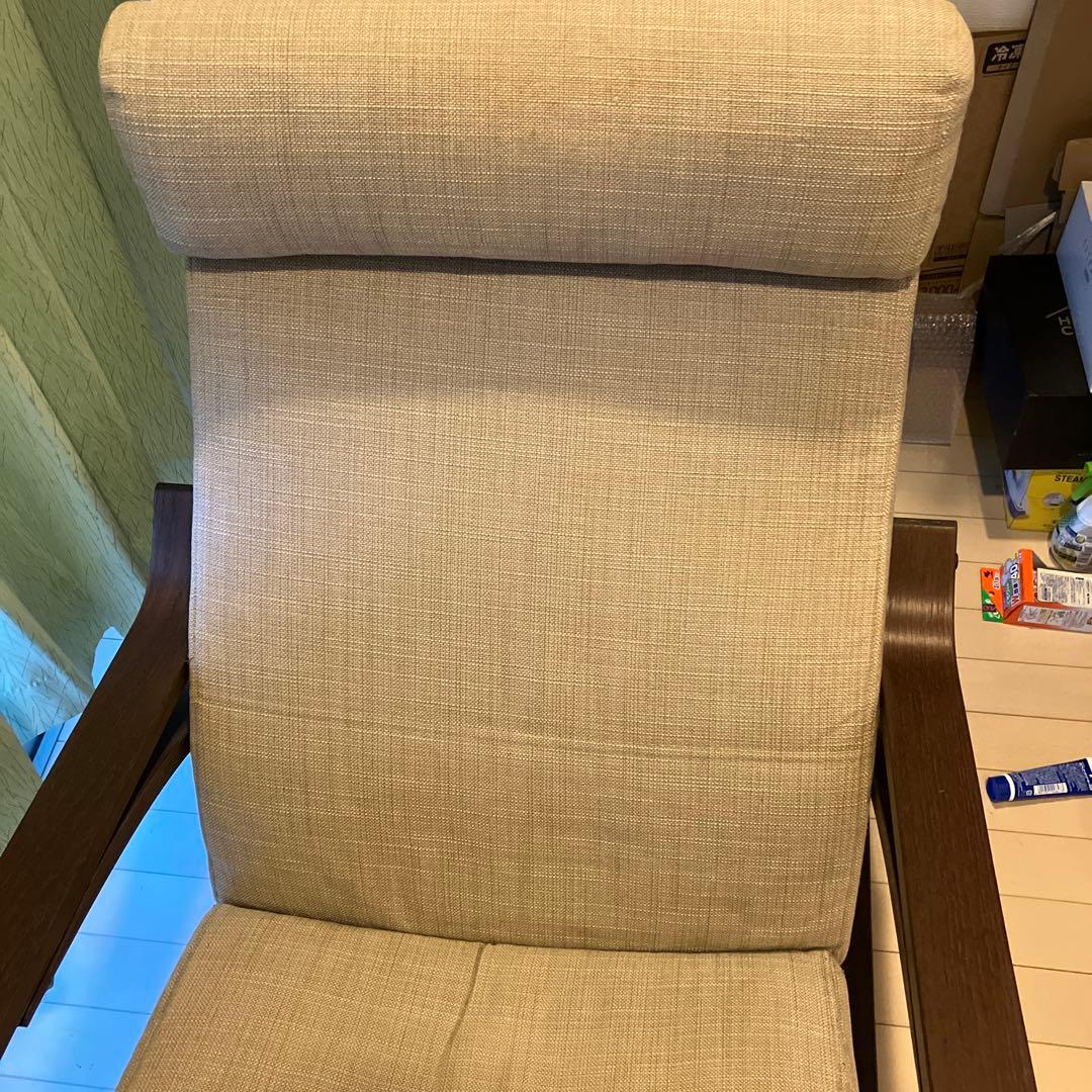 IKEA POÄNG ポエング ロッキングチェア ブラウン 低使用品