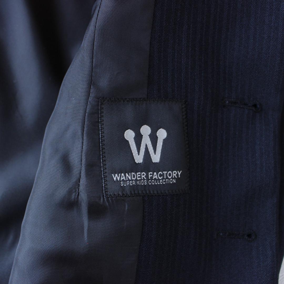 170cm WANDER FACTORY キッズフォーマル 4点セット ネイビー