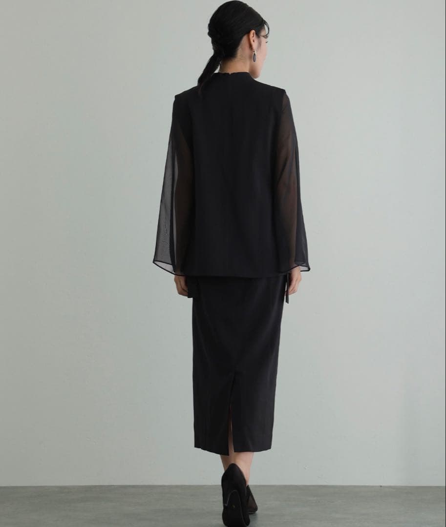 パーティードレス　ブラック セットアップ