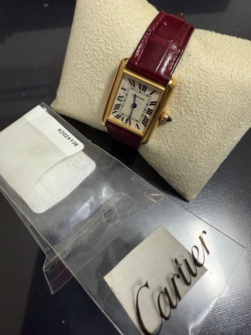 【専用】タンク ルイ カルティエ　SM イエローゴールド　腕時計