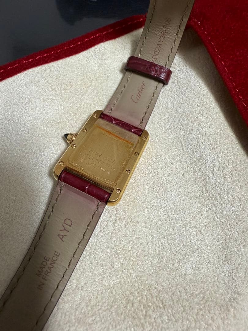【専用】タンク ルイ カルティエ　SM イエローゴールド　腕時計