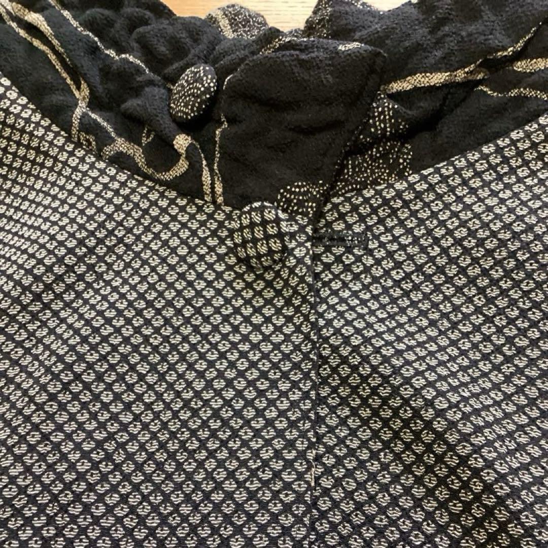 詩仙堂　疋田柄　ポンチョ　リバーシブル　コート　羽織　ジャケット