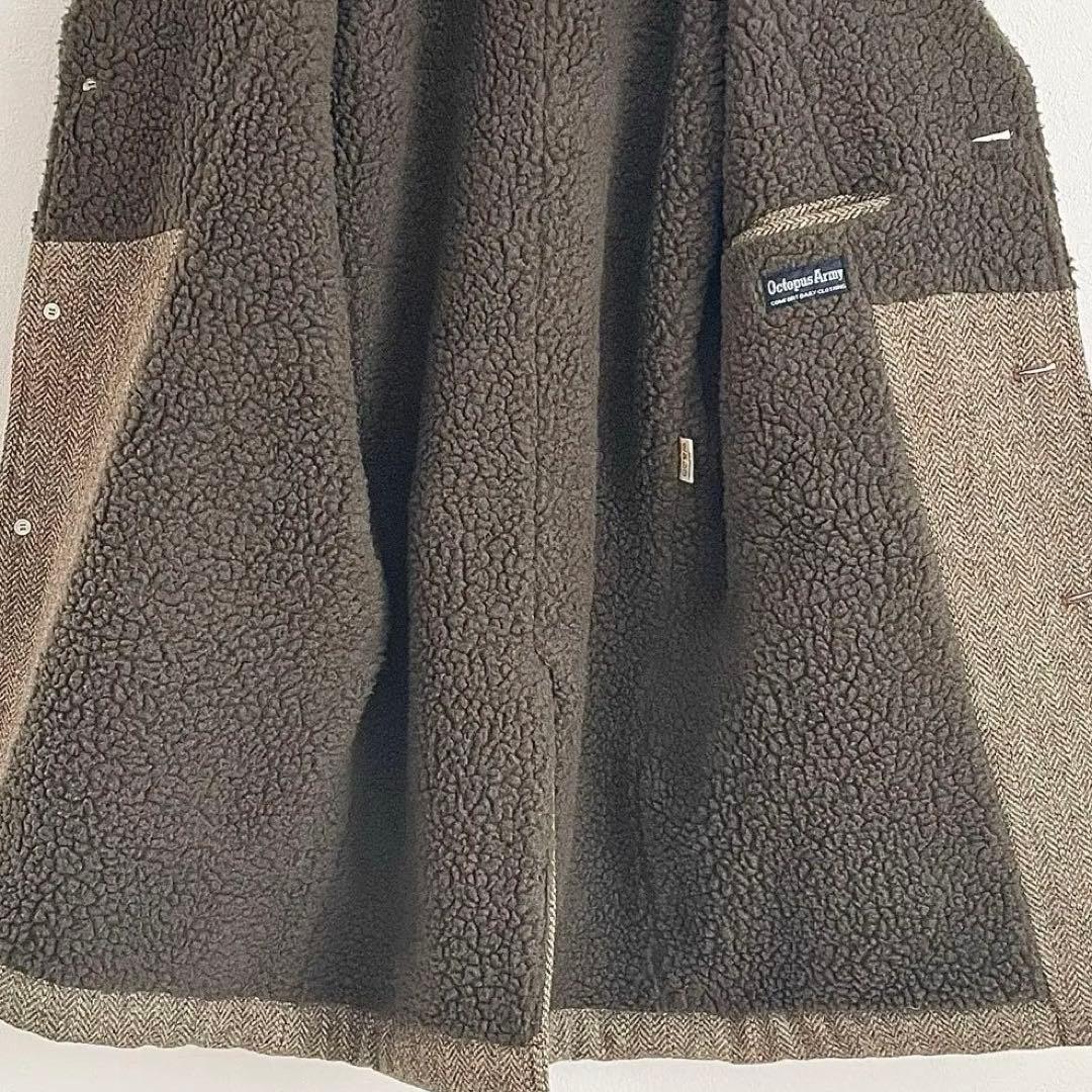 美品 OCTOPUS ARMY × Harris Tweed ランチコート L