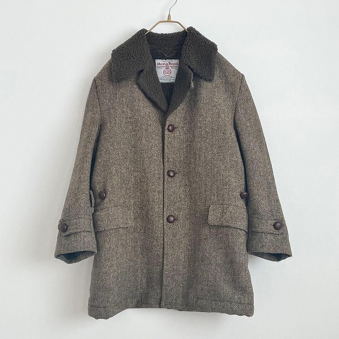 美品 OCTOPUS ARMY × Harris Tweed ランチコート L
