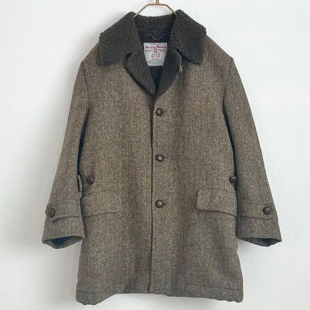 美品 OCTOPUS ARMY × Harris Tweed ランチコート L