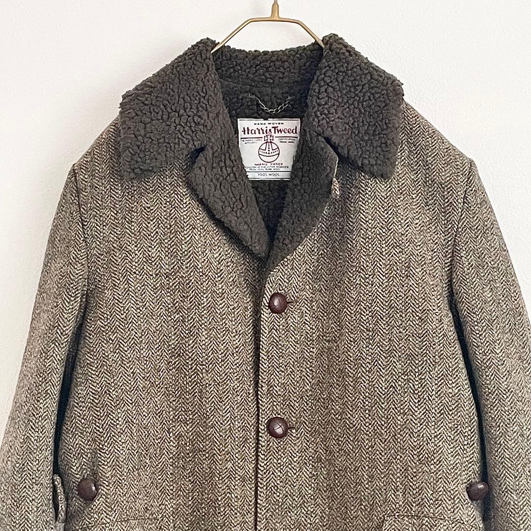 美品 OCTOPUS ARMY × Harris Tweed ランチコート L