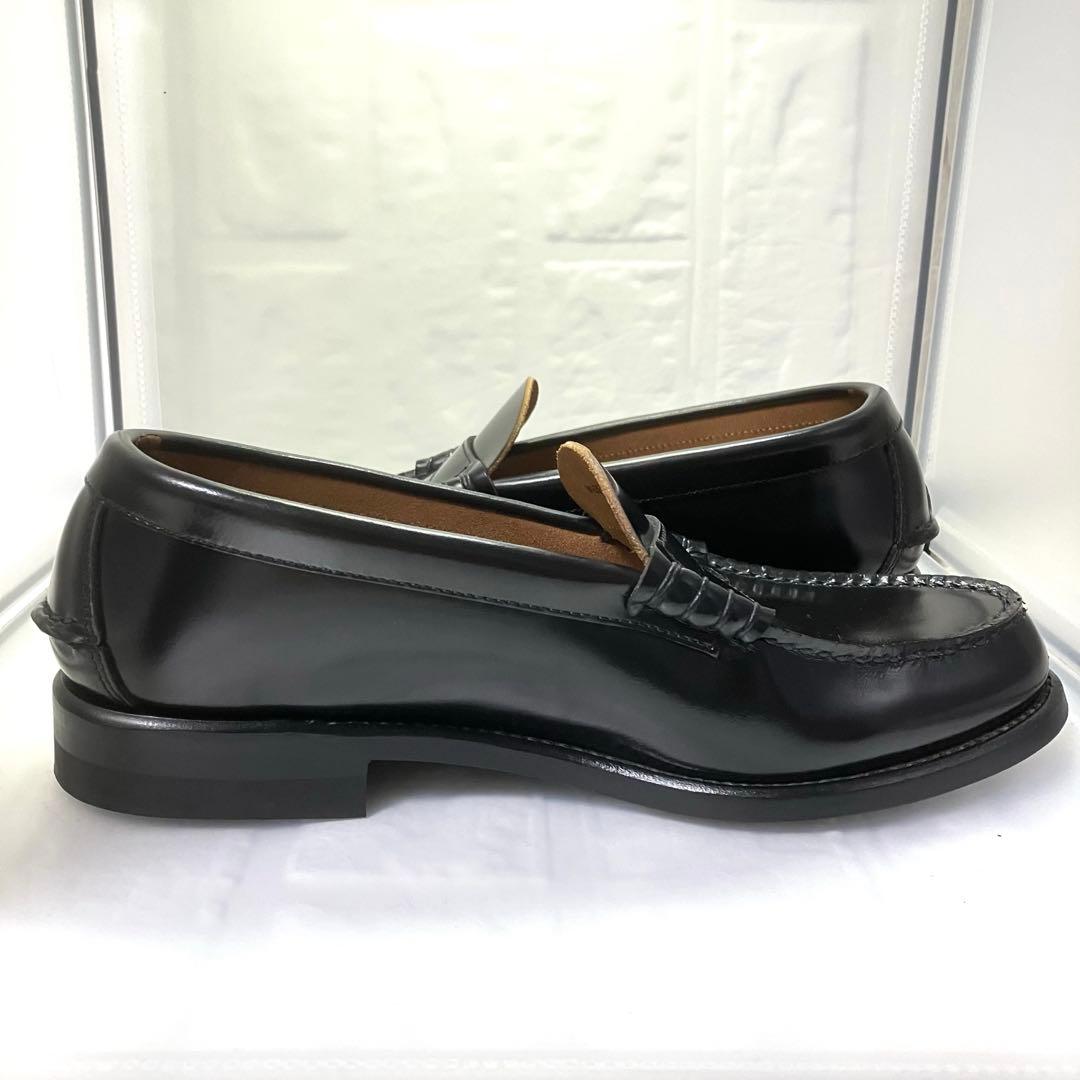 【美品】REGAL リーガル 25.5㎝ ローファー 革靴 ブラック 黒