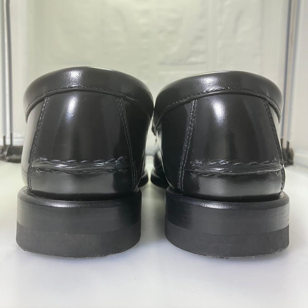 【美品】REGAL リーガル 25.5㎝ ローファー 革靴 ブラック 黒