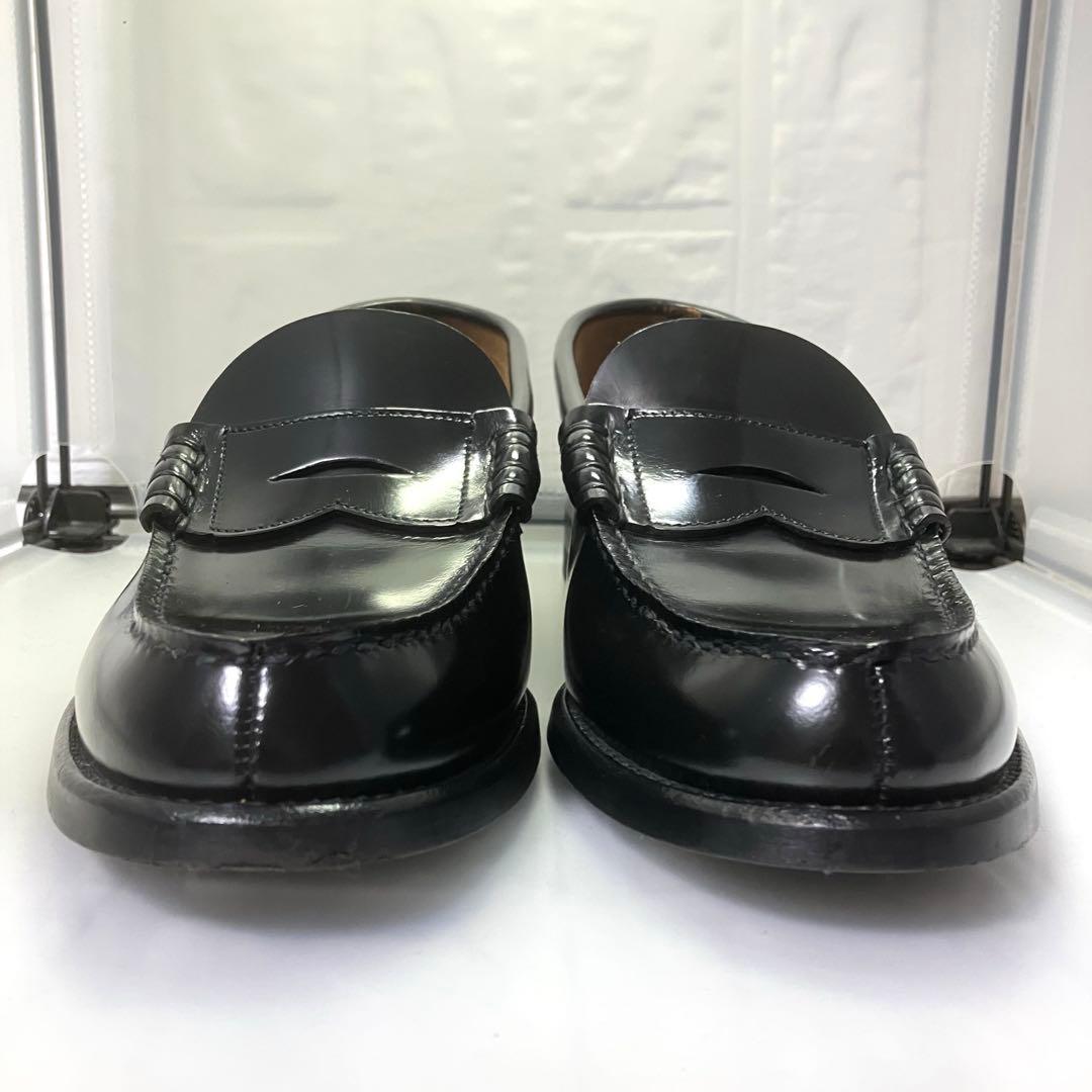 【美品】REGAL リーガル 25.5㎝ ローファー 革靴 ブラック 黒