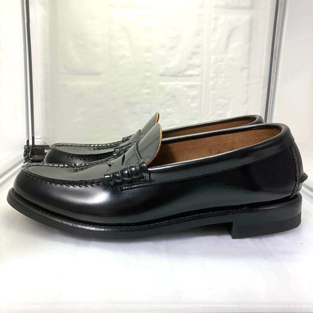 【美品】REGAL リーガル 25.5㎝ ローファー 革靴 ブラック 黒