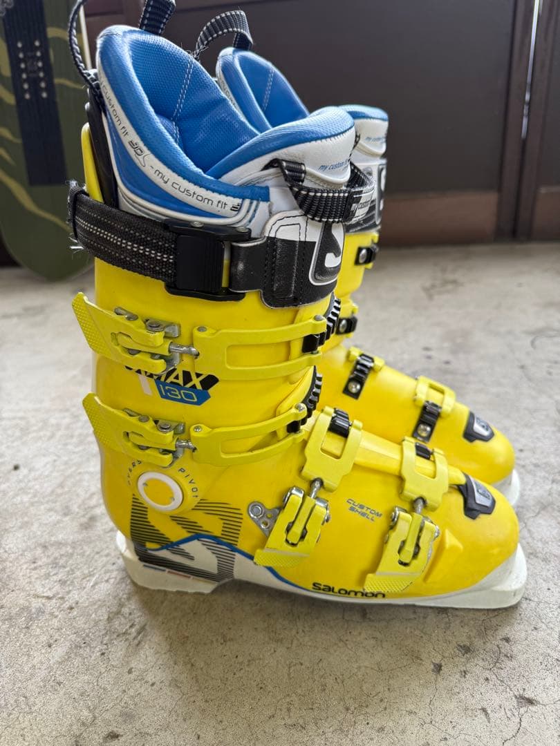 Salomon X Max 130 イエロースキーブーツ