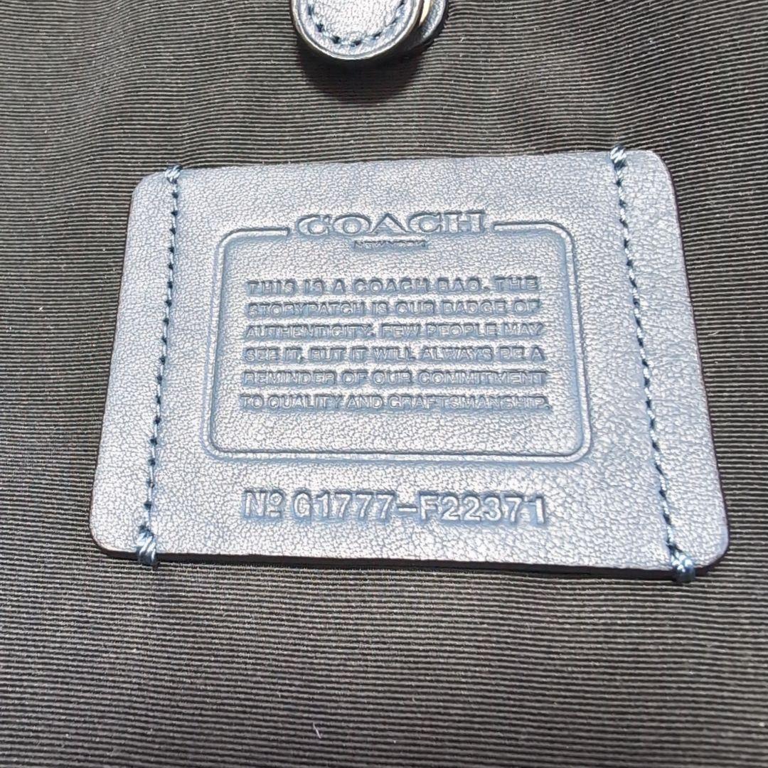 え*べ様 美品　コーチ　リュックサック　レザー　ナイロン　A4可　大容量　 自立