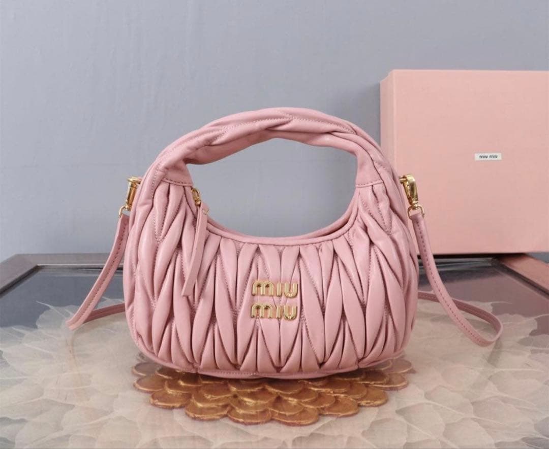 ミュウミュウ ウォニョン ワンダーマテラッセ ハンドバッグ ショルダーバッグ