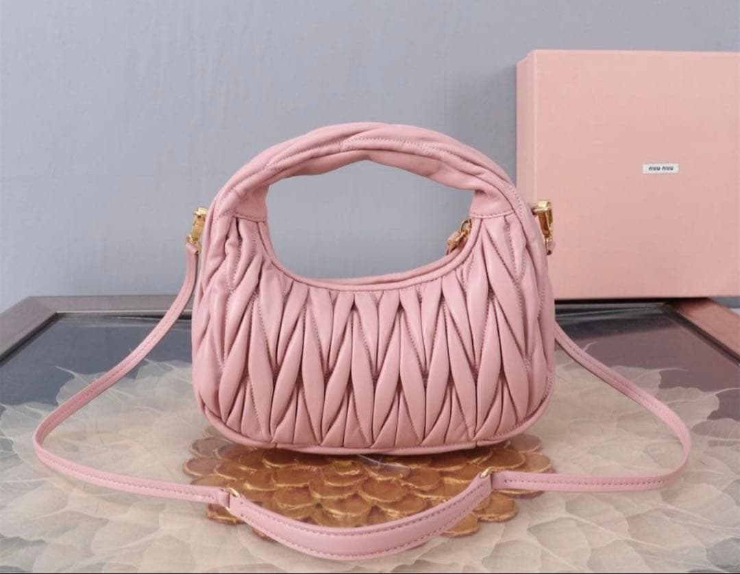 ミュウミュウ ウォニョン ワンダーマテラッセ ハンドバッグ ショルダーバッグ