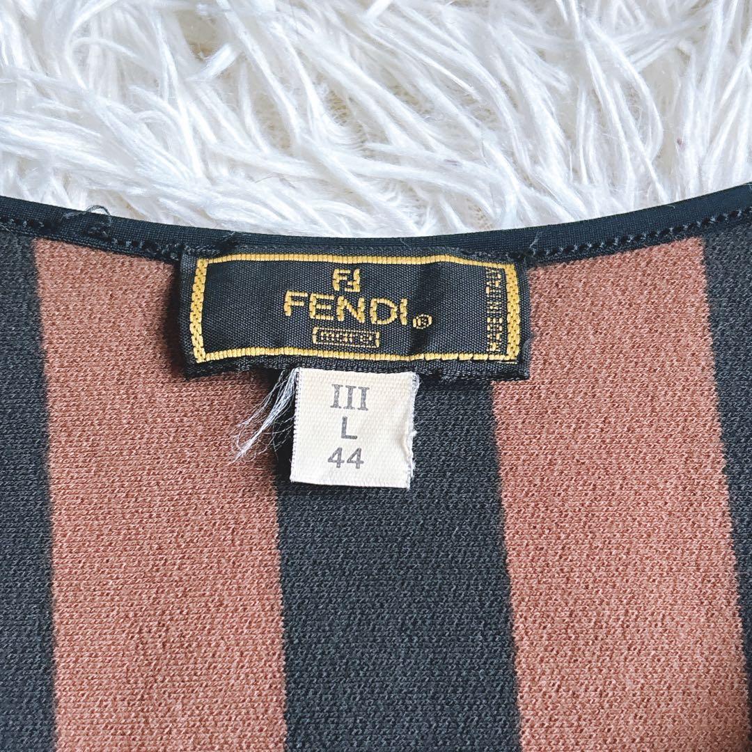 希少✨フェンディ半袖ベルト付サロペットハーフパンツ FFロゴ金具 y2k 44