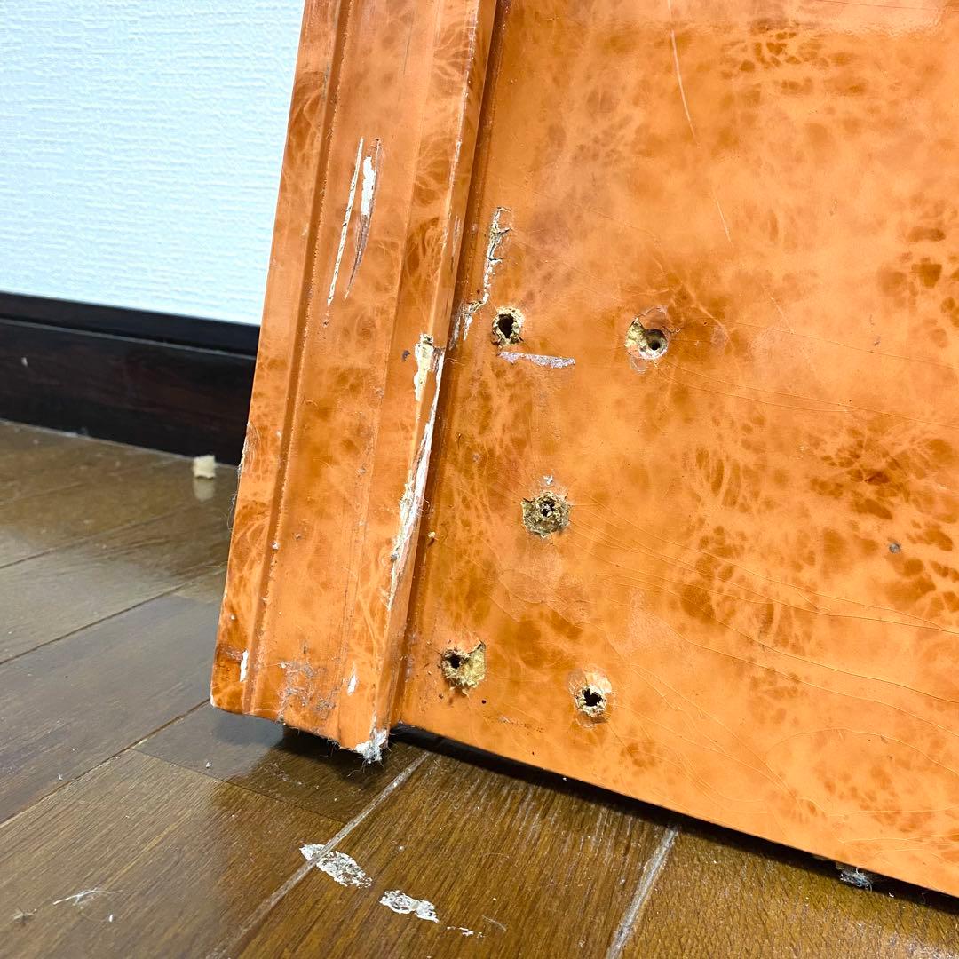 イタリア製 ヴィンテージ バロック ゴールド 彫刻 キングベッド ヘッドボード